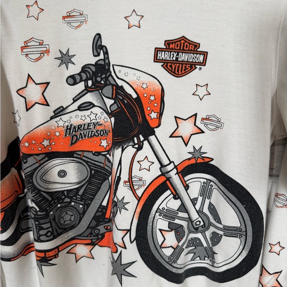 Harley-Davidson White Long Sleeve Motorcycle Shirt - Picture 2 of 11